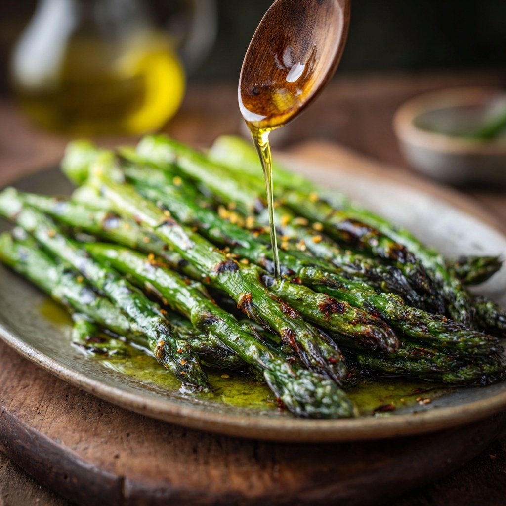 Gegrillte Spargel Stangen