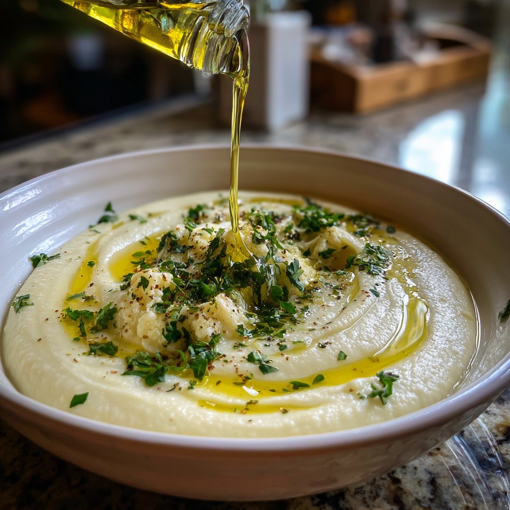 Blumenkohlsuppe cremig vegan