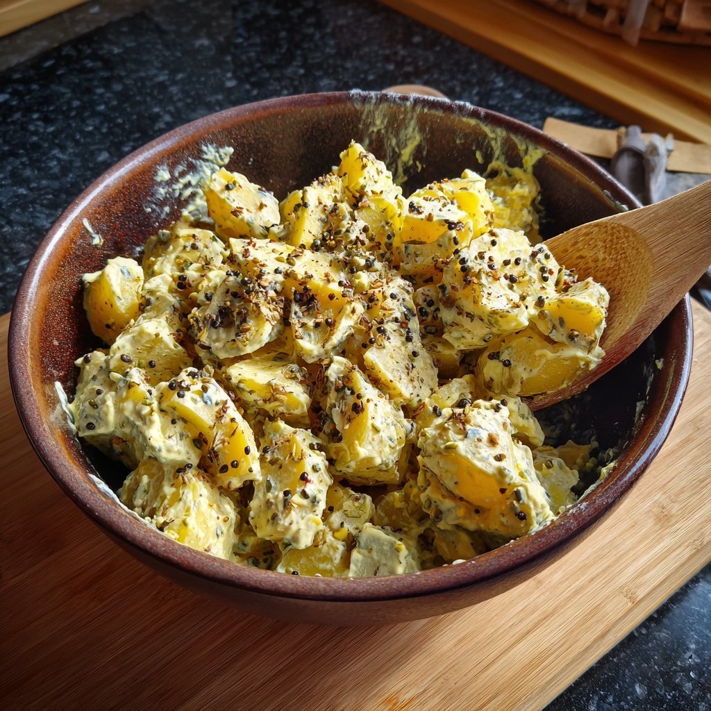 Kartoffelsalat Zum Grillen Mit Senf