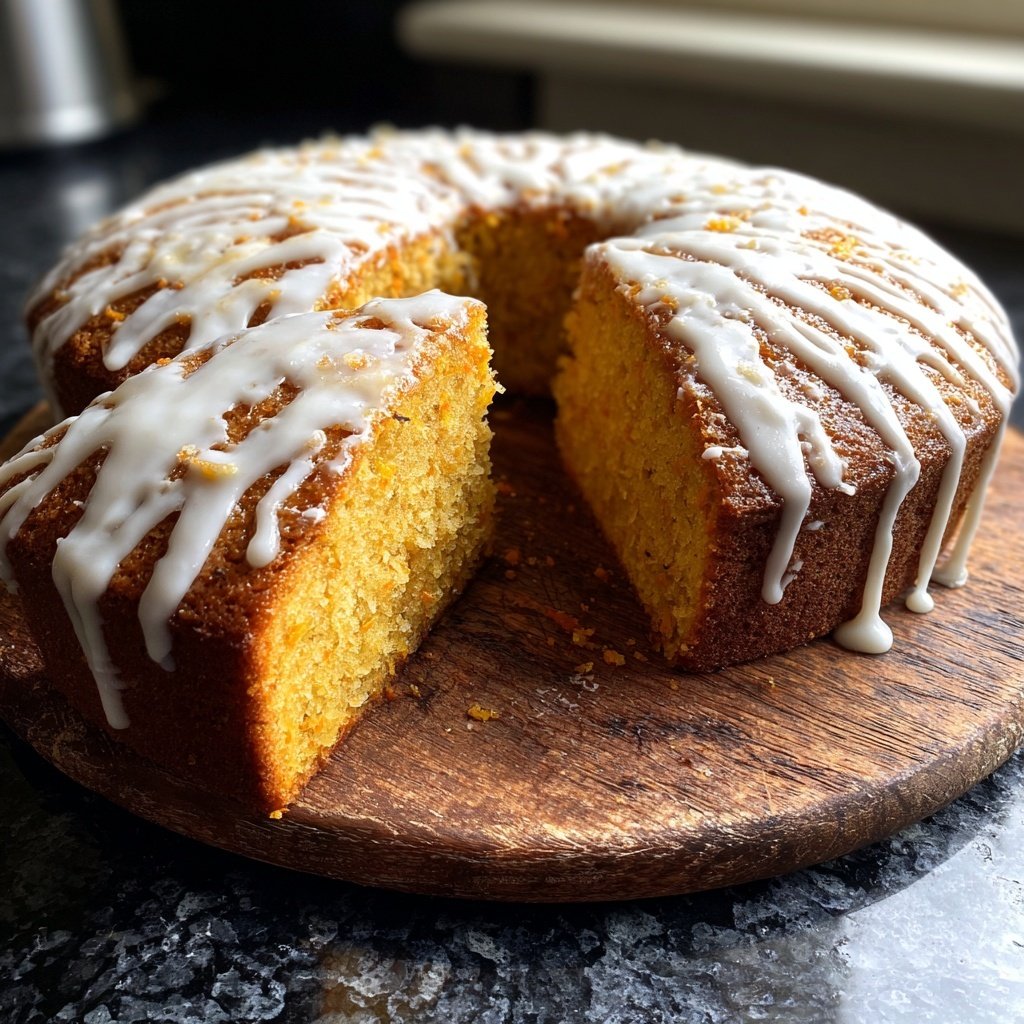 Karottenkuchen Mit Frischkäse Wirbel