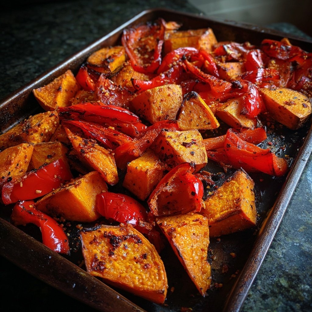 Ofen Süßkartoffeln Mit Paprika