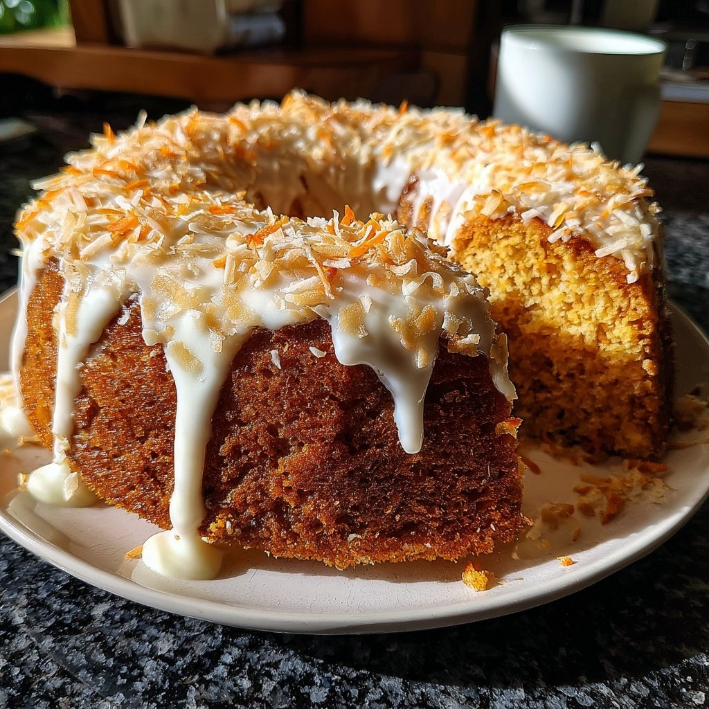 Karottenkuchen Mit Kokos