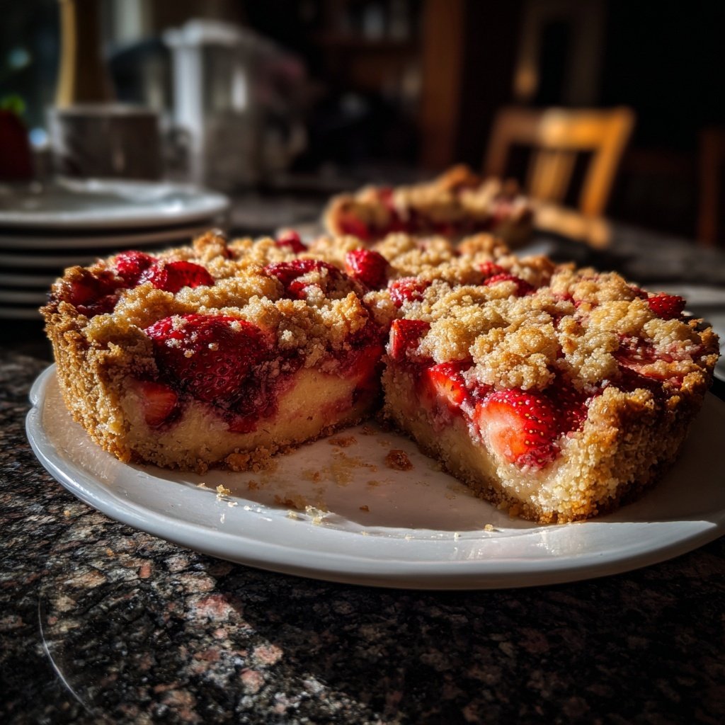Erdbeer Streusel Tarte
