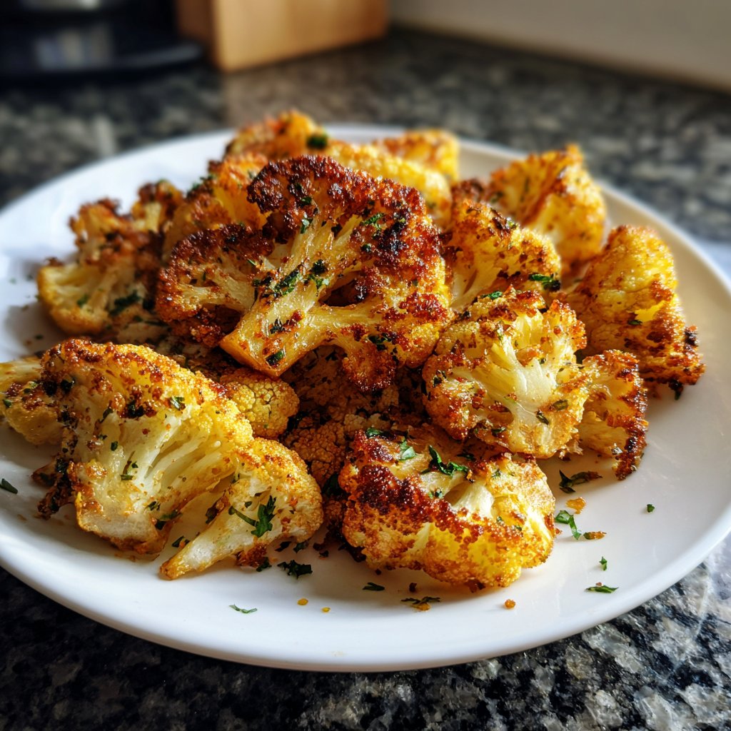 Blumenkohl Ofengemüse Mit Gewürzen