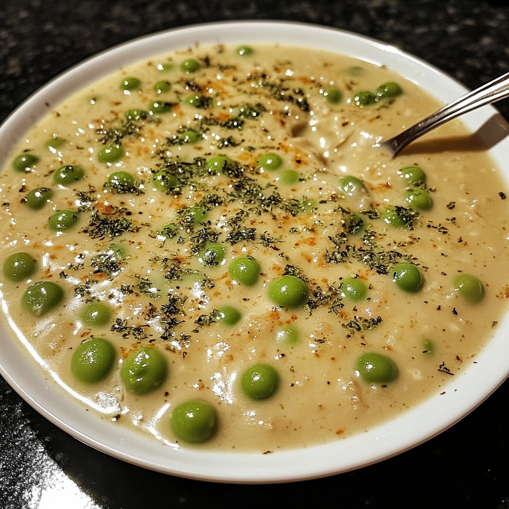 Vegane Erbsensuppe