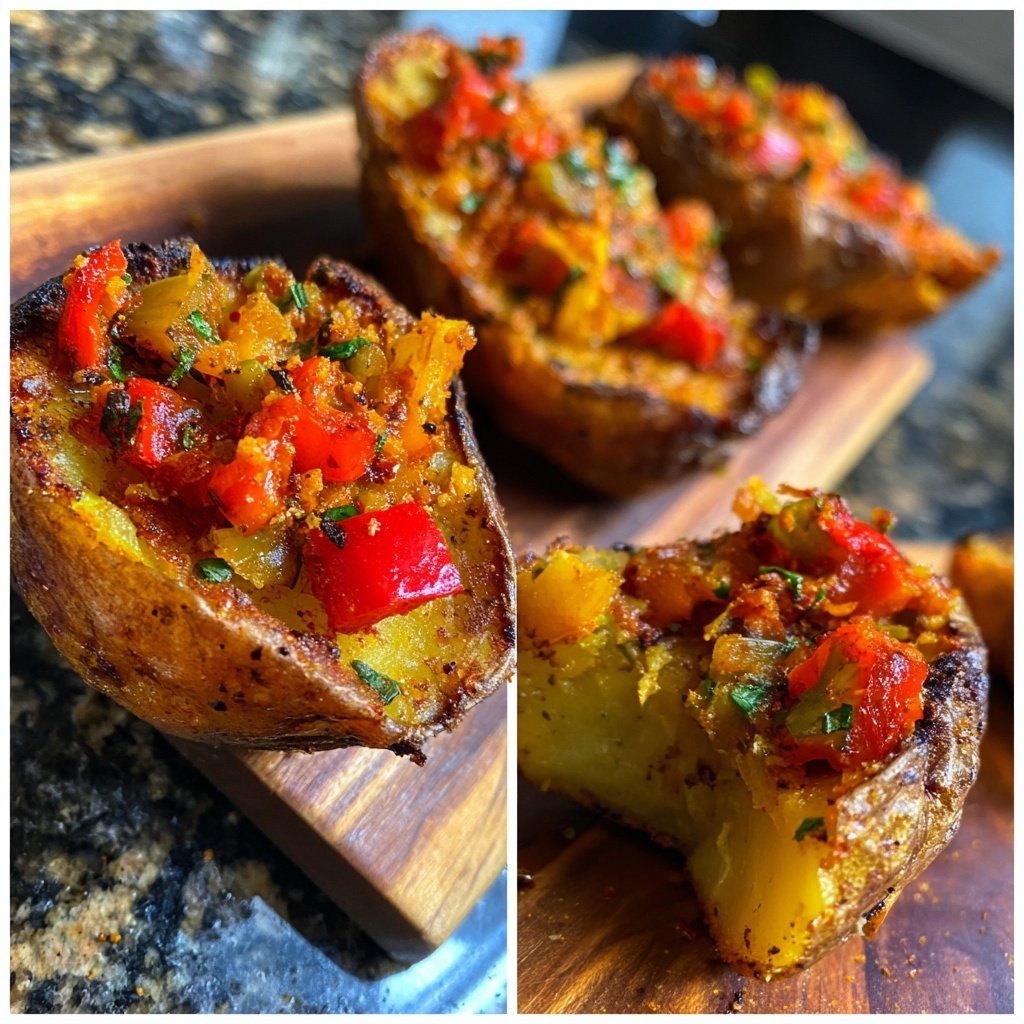 Ofenkartoffeln mit Paprika