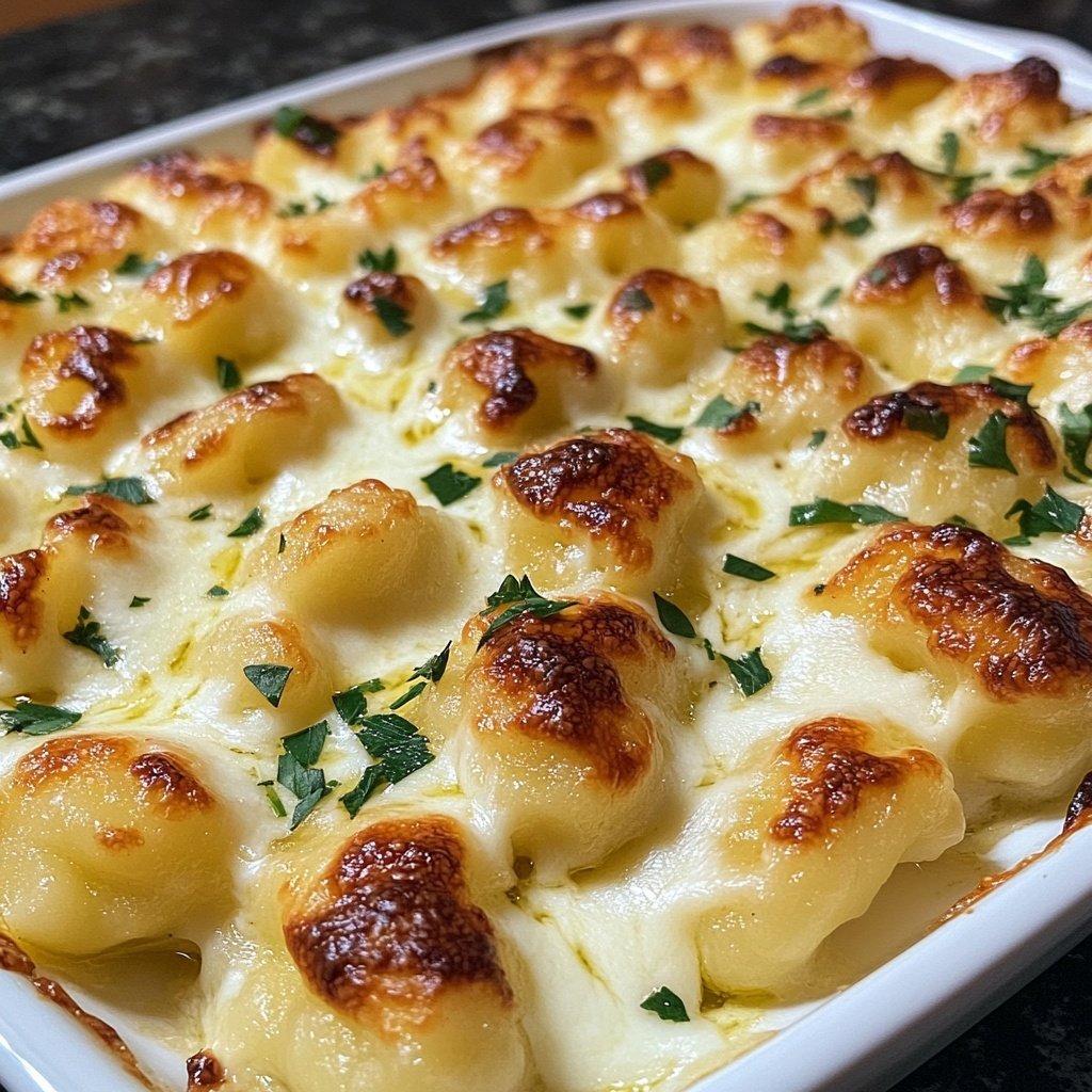 Gnocchi aus dem Ofen mit Käse